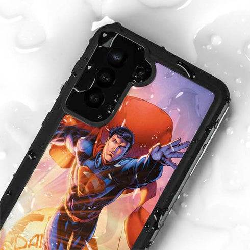 DC Comics Superman Unchained #1 75th Anniversary Cover Art by Jim Lee Galaxy S24 Plus Waterproof Case
